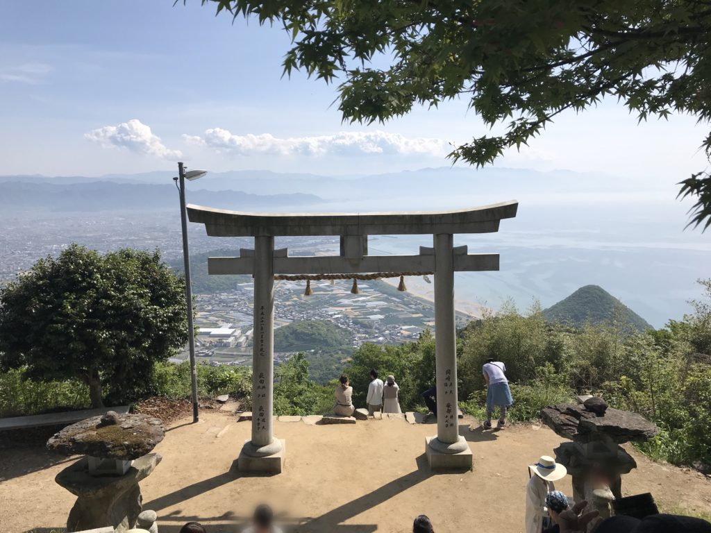 高屋神社【天空の鳥居】からの景観
