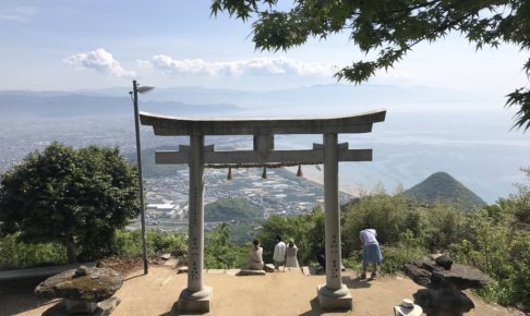 高屋神社【天空の鳥居】からの景観