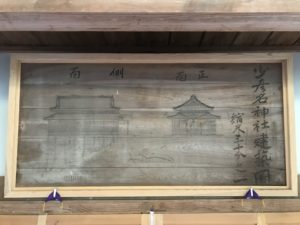 少彦名神社の参籠殿の内部にある絵